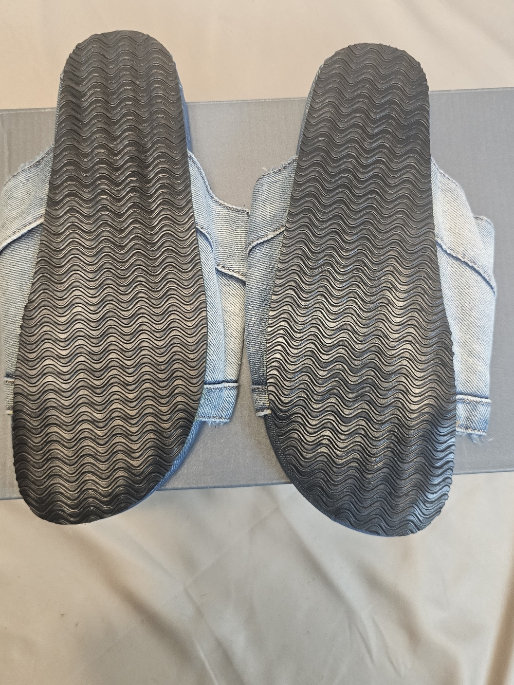 Custom Upcycled Levi’s Denim Slides Reworked Jean Sandals - Picture 6 of 9